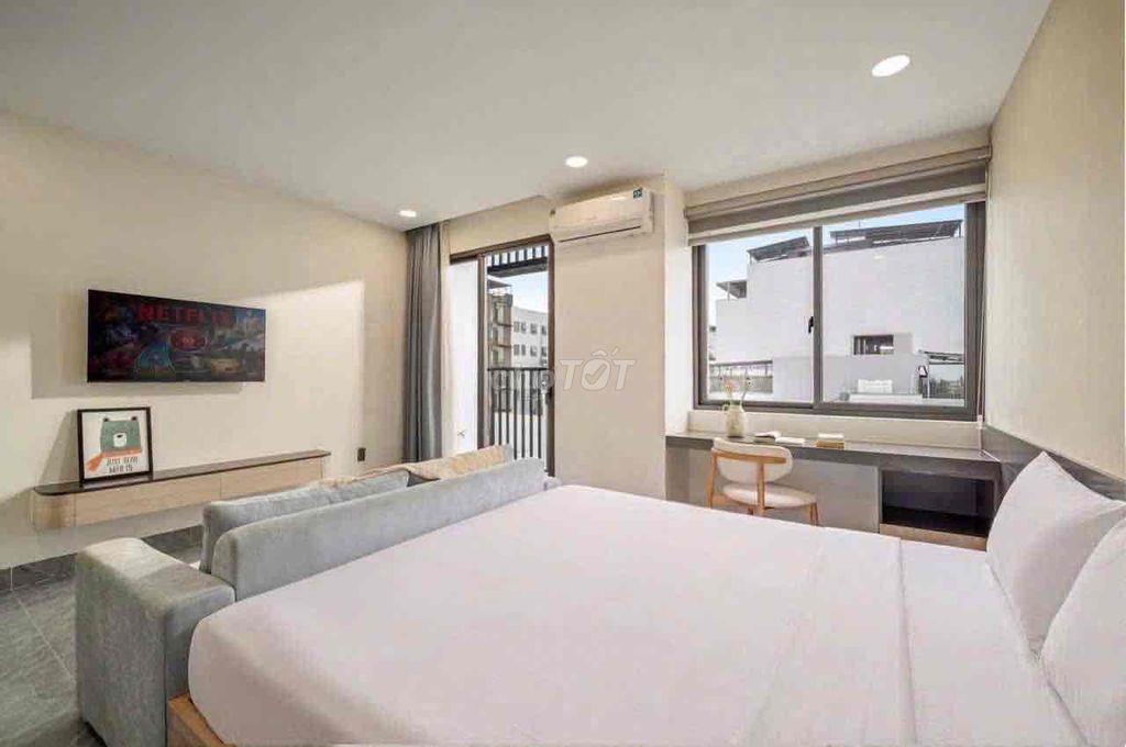 Cho Thuê Căn Hộ 1PN Mới Ban Công Gần Nhà Thờ Tân Định, Cầu Kiệu Quận 1