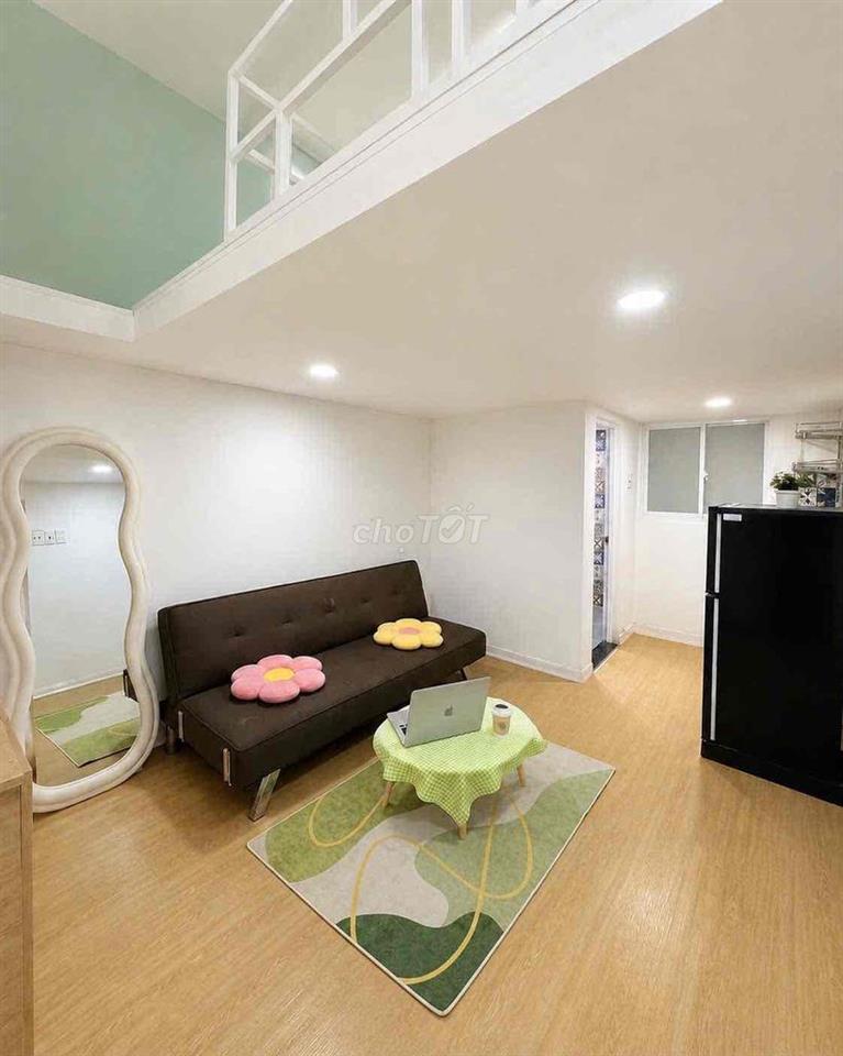 DUPLEX SIÊU XINH GÁC CAO 2M - FULL NỘI THẤT CÓ THANG MÁY, GẦN CẦU NVC