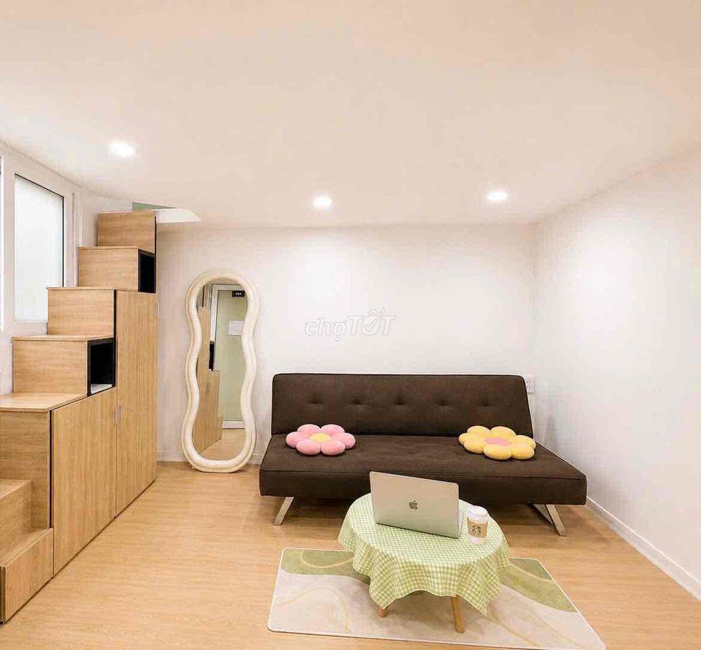 DUPLEX SIÊU XINH GÁC CAO 2M - FULL NỘI THẤT CÓ THANG MÁY, GẦN CẦU NVC
