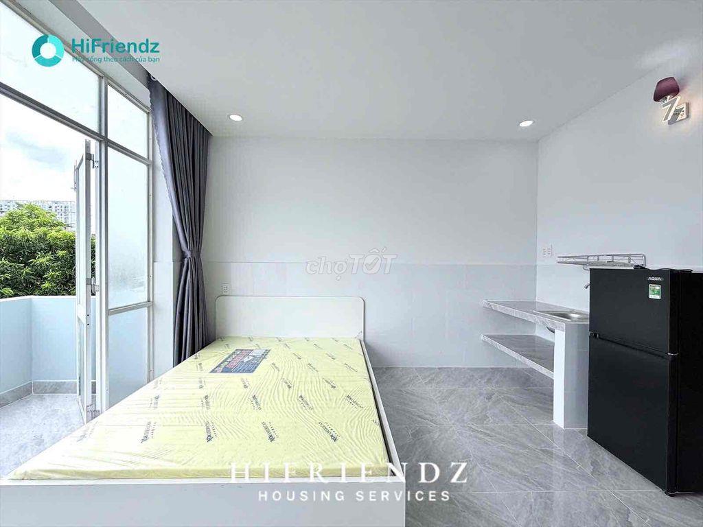 STUDIO BAN CÔNG FULL NỘI THẤT SIÊU ĐẸP GẦN UEH CS N, ĐH VĂN HIẾN