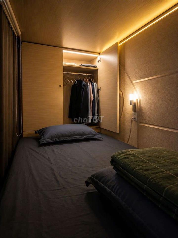 trọ sleepbox giá rẻ gần Huflit Ba Gia