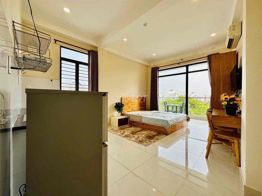 Cho Thuê Căn Hộ Studio Quận 4 Có Ban Công Full Nội Thất, Thang Máy