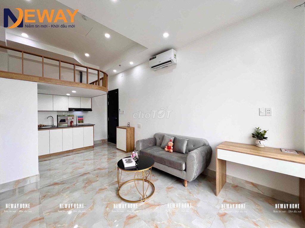 Căn hộ DUPLEX/STUDIO có bancol/cửa sổ full nội thất tại HOÀ BÌNH