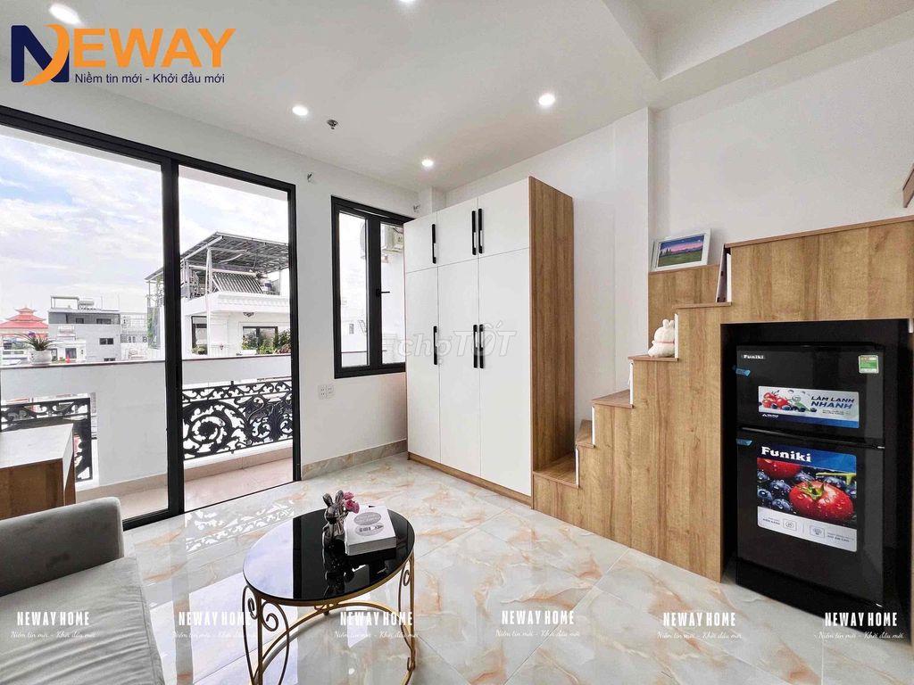 Căn hộ DUPLEX/STUDIO có bancol/cửa sổ full nội thất tại HOÀ BÌNH