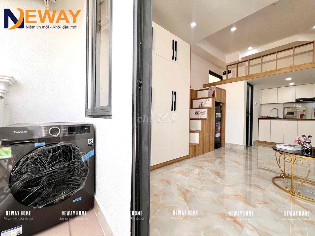 Căn hộ DUPLEX/STUDIO có bancol/cửa sổ full nội thất tại HOÀ BÌNH