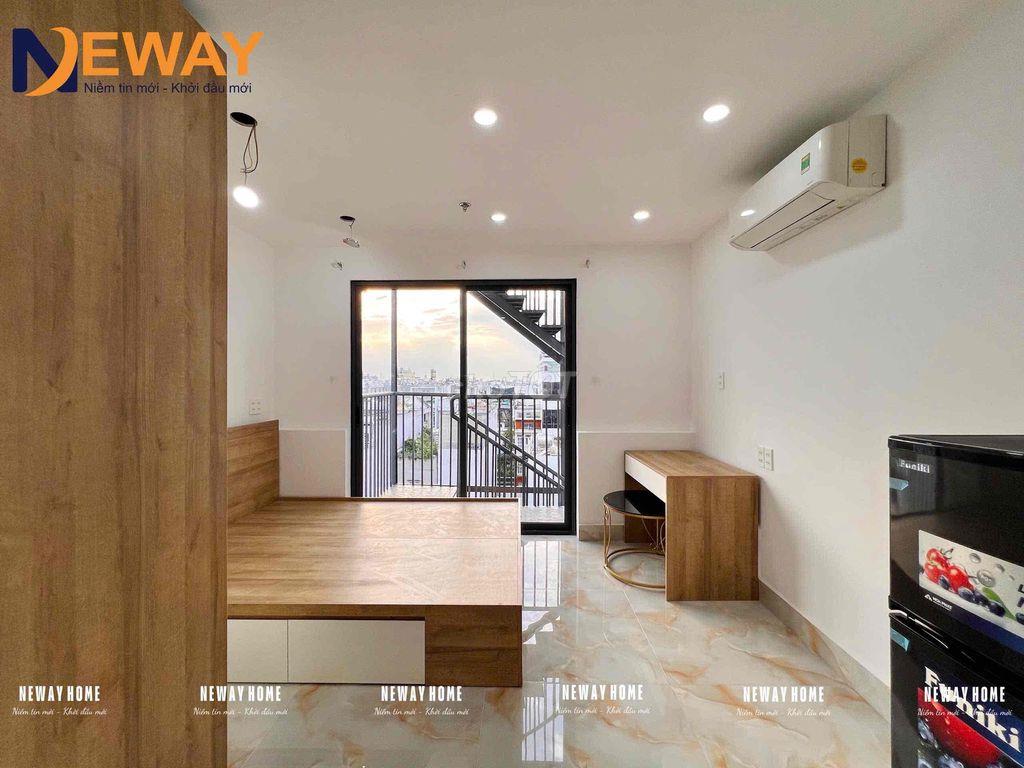 Căn hộ DUPLEX/STUDIO có bancol/cửa sổ full nội thất tại HOÀ BÌNH