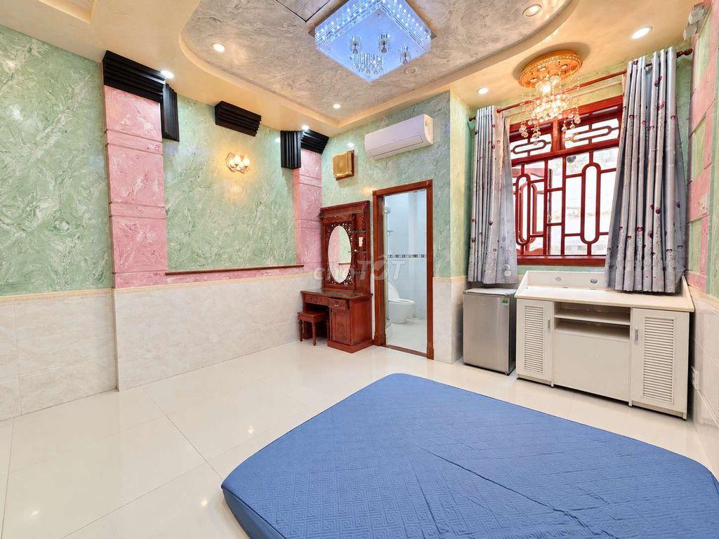 Phòng 25m² có máy lạnh, tủ lạnh, WC riêng  4,2tr/th Âu Cơ, Tân Phú