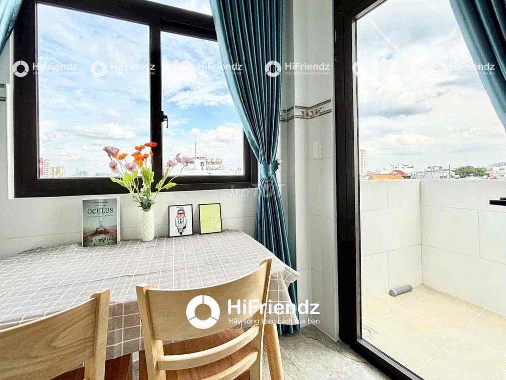 trống lại chdv - full nội thất - bancol - 30m2