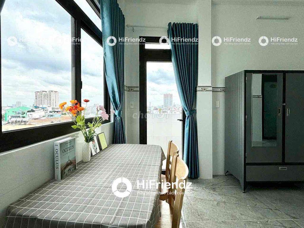 trống lại chdv - full nội thất - bancol - 30m2