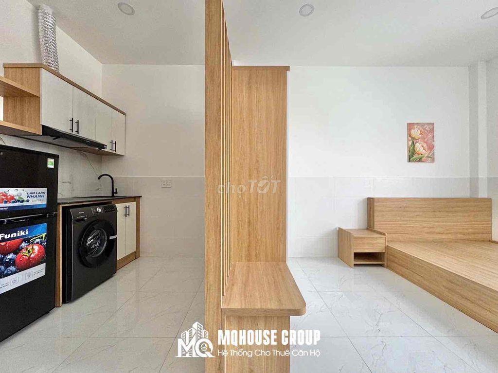 Studio 35m2 Mới 100% | Đường Gò Dầu | Cửa sổ/ban công | Full NT