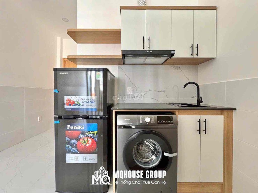 Studio 35m2 Mới 100% | Đường Gò Dầu | Cửa sổ/ban công | Full NT