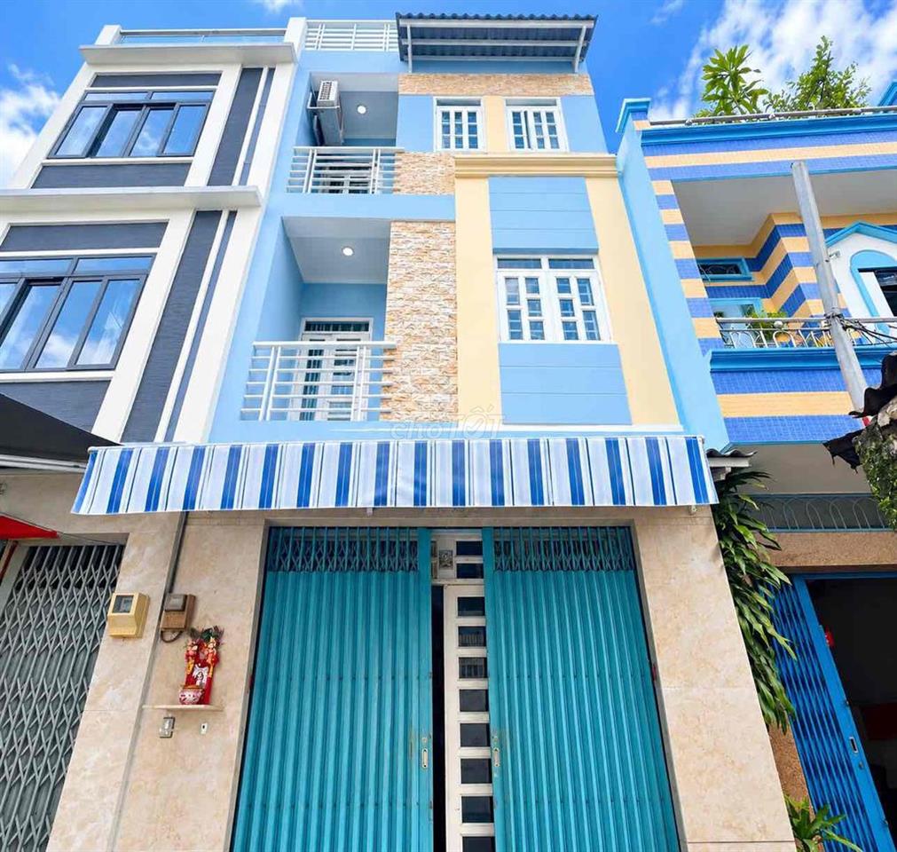 [4.2m x 10m] 6.8 TỶ NHÀ 4 TẦNG - CÁCH MẶT TIỀN 15m  gần CX BÌNH THỚI