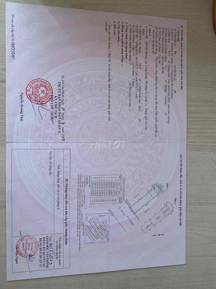 CHÍNH CHỦ BÁN NHÀ TRUNG TÂM Q11 MẶT TIỀN HẺM 8M