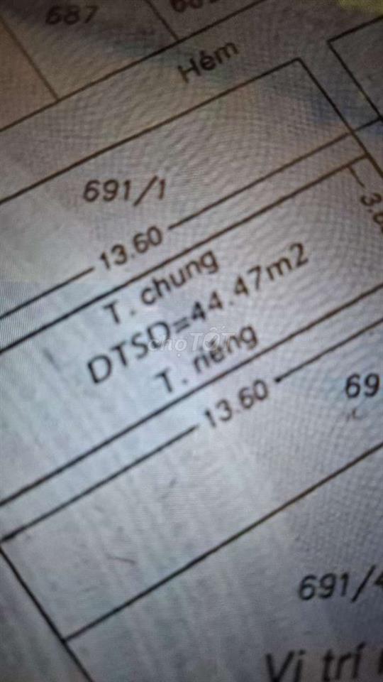 Bán nhà trung tâm Nguyễn Văn Luông Quận 6 hẻm ôtô 6m gần  Bình Phú 