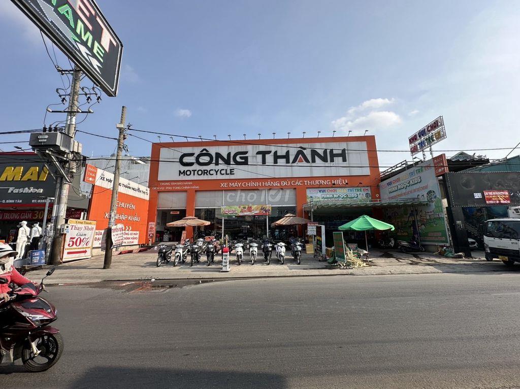 MẶT TIỀN LŨY BÁN BÍCH 16M X 45M , 1 TRỆT 1 LẦU , HIỆN TRẠNG SHOWROOM 