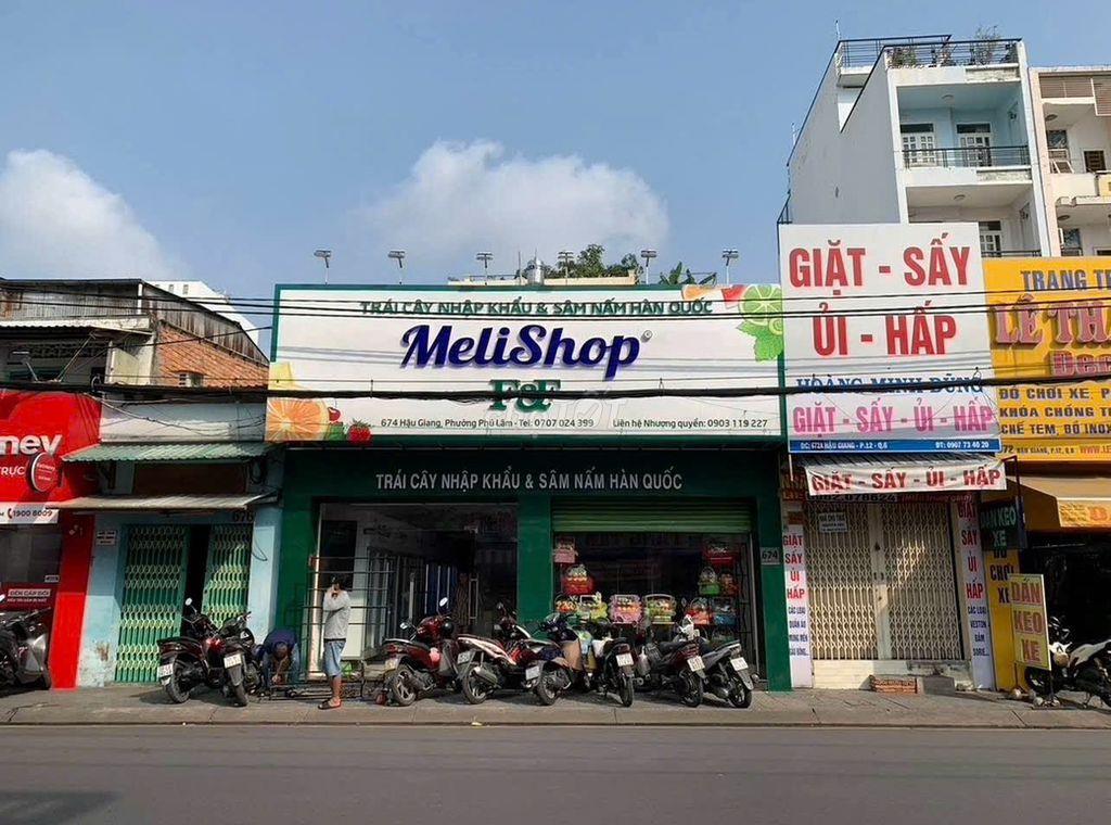CHO THUÊ MẶT TIỀN ĐƯƠNG HẬU GIANG 8M X 22M , 1 TRỆT 1 LẦU