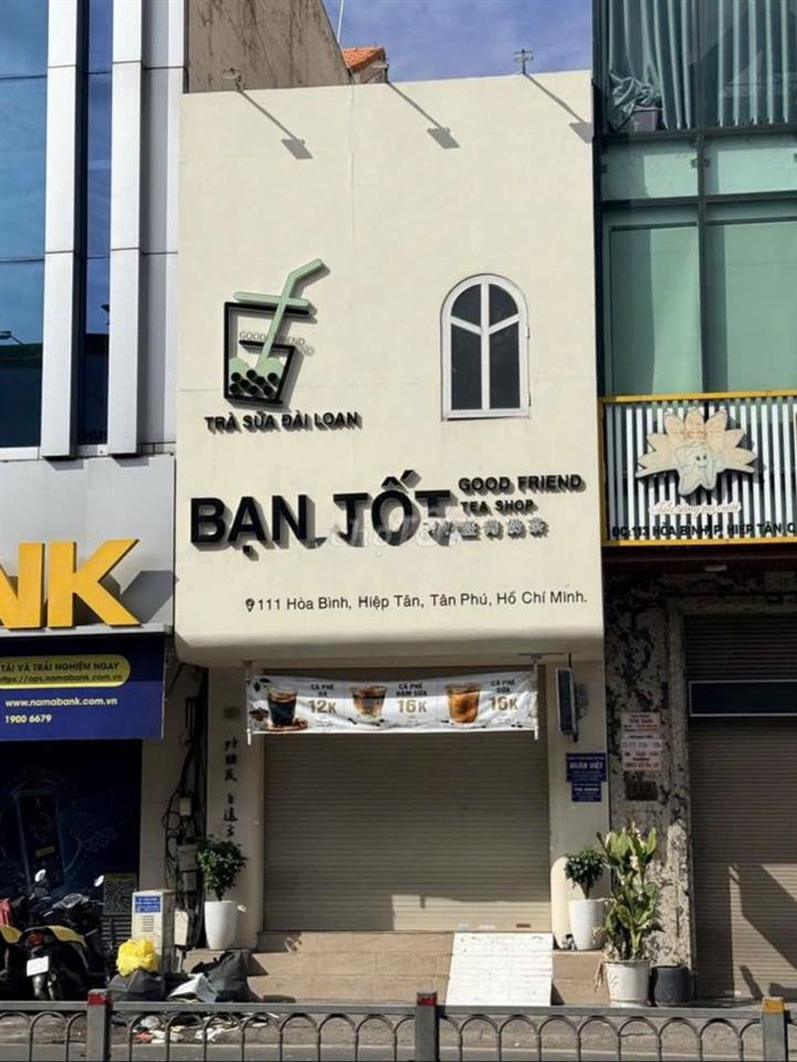 MẶT TIỀN HÒA BÌNH 4M X 27M , 1 TRỆT 1 LẦU VỊ TRÍ GẦN NGÃ TƯ HÒA BÌNH