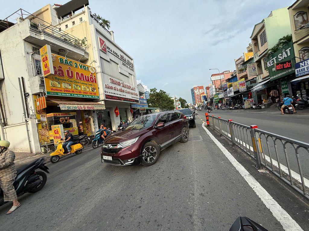 MẶT TIỀN HÒA BÌNH NGANG 15M DÀI 28M , 1 TRỆT 1 LẦU NGAY KHÚC ĐÈN ĐỎ 