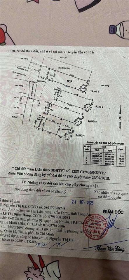 bán nhà an phú đông quận 13