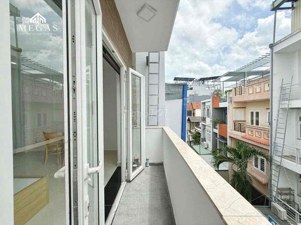 PHÒNG STUDIO BAN CÔNG MỚI XÂY - 40M2 - NGAY CVPM QUANG TRUNG