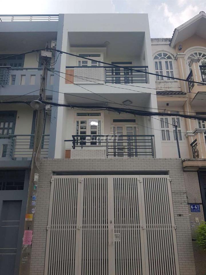 CHO THUÊ NHÀ NGUYÊN CĂN GẦN CV AN SƯƠNG, 1 TRỆT 2 LẦU, DT 4×20 CÓ 4PN