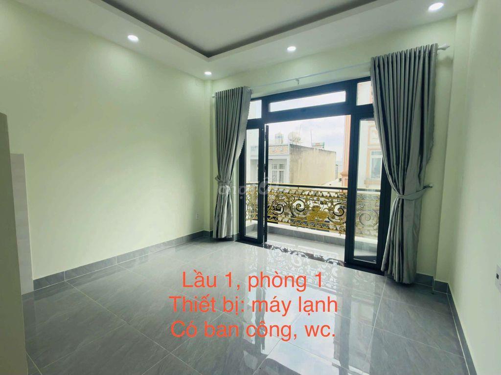 CHO THUÊ NHÀ MỚI TINH ĐƯỜNG NGUYỄN THỊ NHUẦN. 1 TRỆT 2 LẦU, DT 4×25