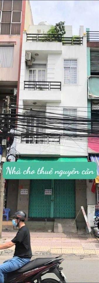 CHO THUÊ NHÀ MẶT TIỀN TRƯỜNG CHINH. 1 TRỆT 2 LẦU, SÂN THƯỢNG. CÓ 5PN