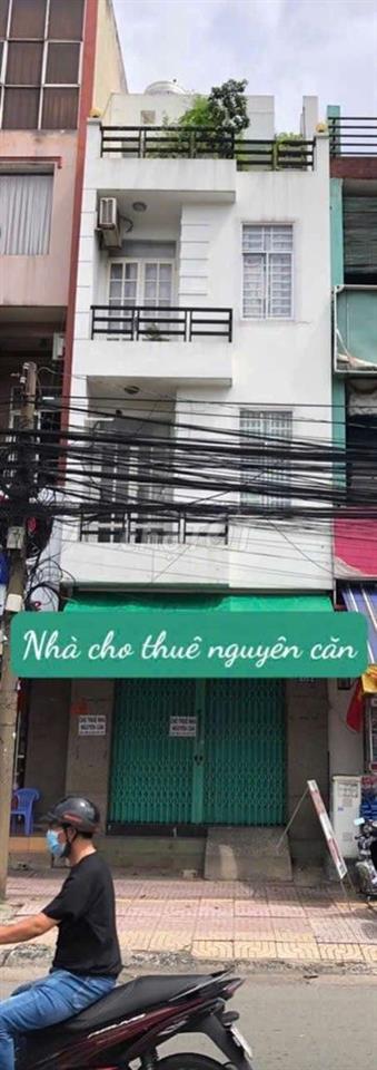 CHO THUÊ NHÀ MẶT TIỀN TRƯỜNG CHINH. 1 TRỆT 2 LẦU, SÂN THƯỢNG. CÓ 5PN