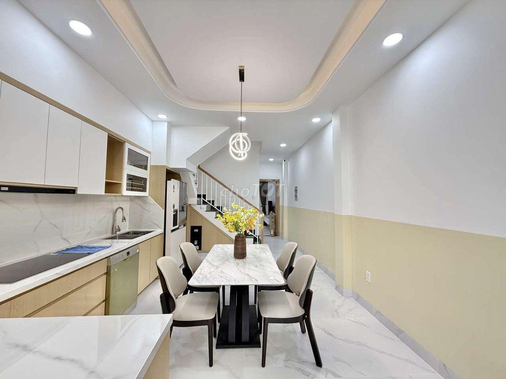 Siêu Phẩm 4m x 23m. 3 Tầng ( 1PN dưới ). Mặt Tiền Đường Thới An 18