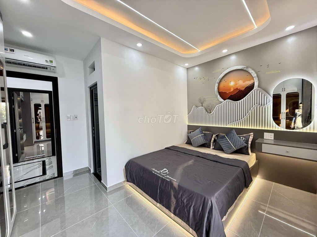 Siêu Phẩm 4,5m x 14m. Xây 4 Tầng 1/ Hẻm nhựa 6m Lê Văn Khương