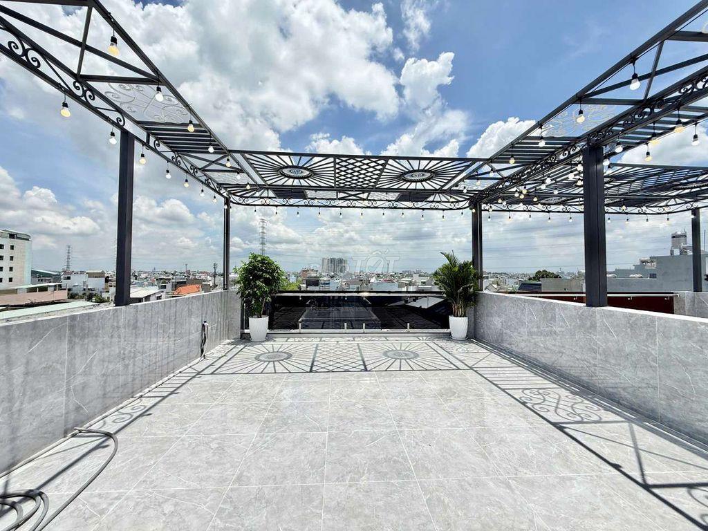 Siêu Phẩm Ngang 5,5m Xây 5 tầng Có thang máy.Khu VIP Đường TCH 10
