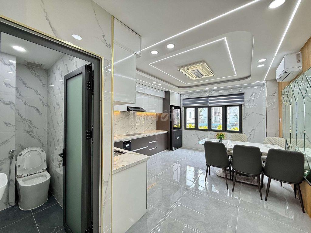 Cặp siêu Phẩm 4,3m x 20m. 4 Tầng ô Thang Máy.Hẻm nhựa 8m Thạnh Xuân 25
