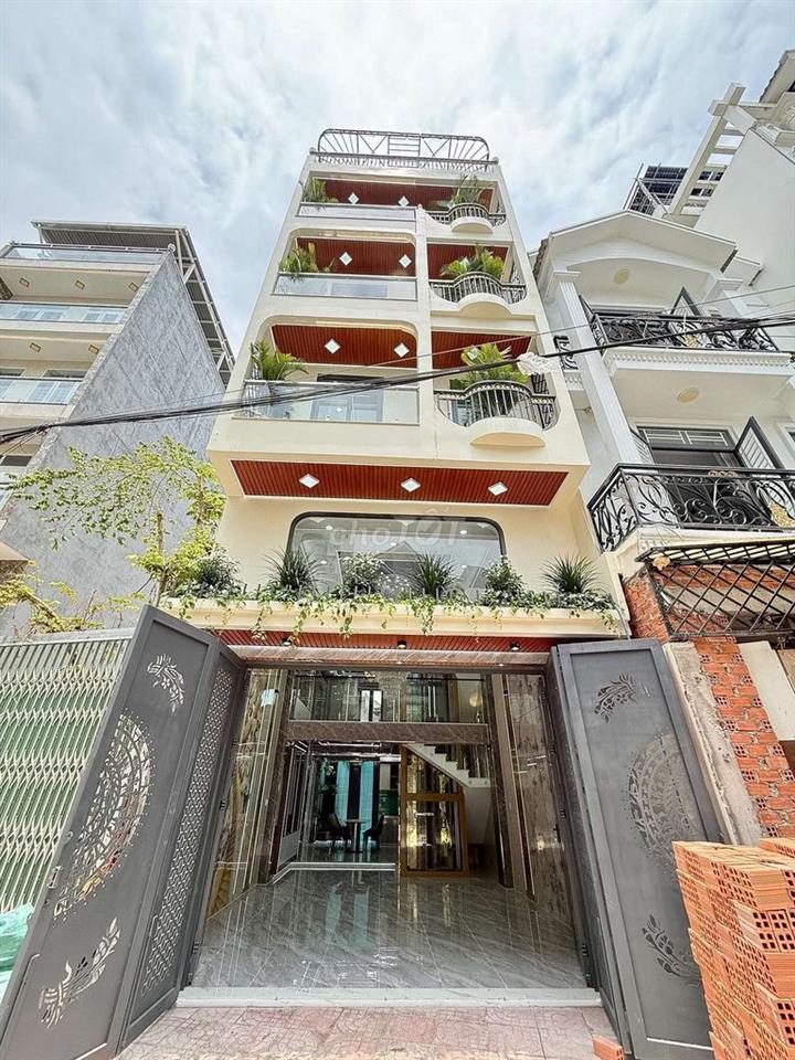 Siêu Phẩm Ngang 5,5m 4 Tầng Thang Máy Hẻm 14m thông Khu VIP TCH 10
