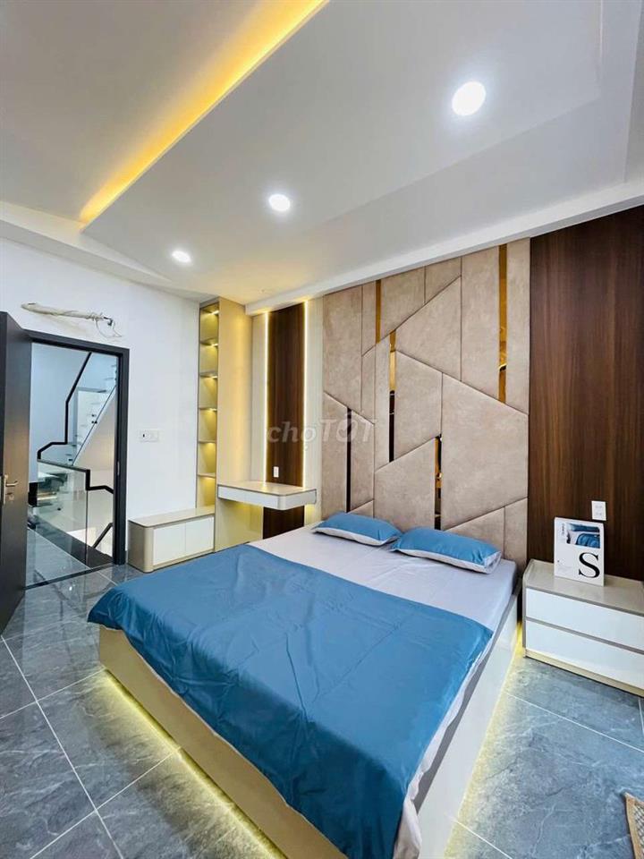 Siêu Phẩm 4m x 15m. 4 Tầng Hẻm 6m Ngay Đình Quới An. Ngã Tư Ga