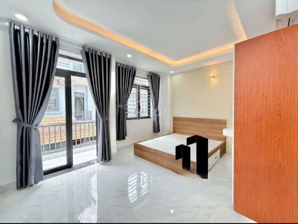 Nhà Phố 5m x 15m. Xây 3 Tầng Hẻm xe hơi Đường Lê Văn Khương