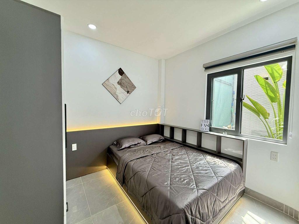 Nhà Phố 4,2m x 22m. 4 Tầng (1PN Dưới ).Mặt tiềm đường Cầu Ba Phụ(TX25)