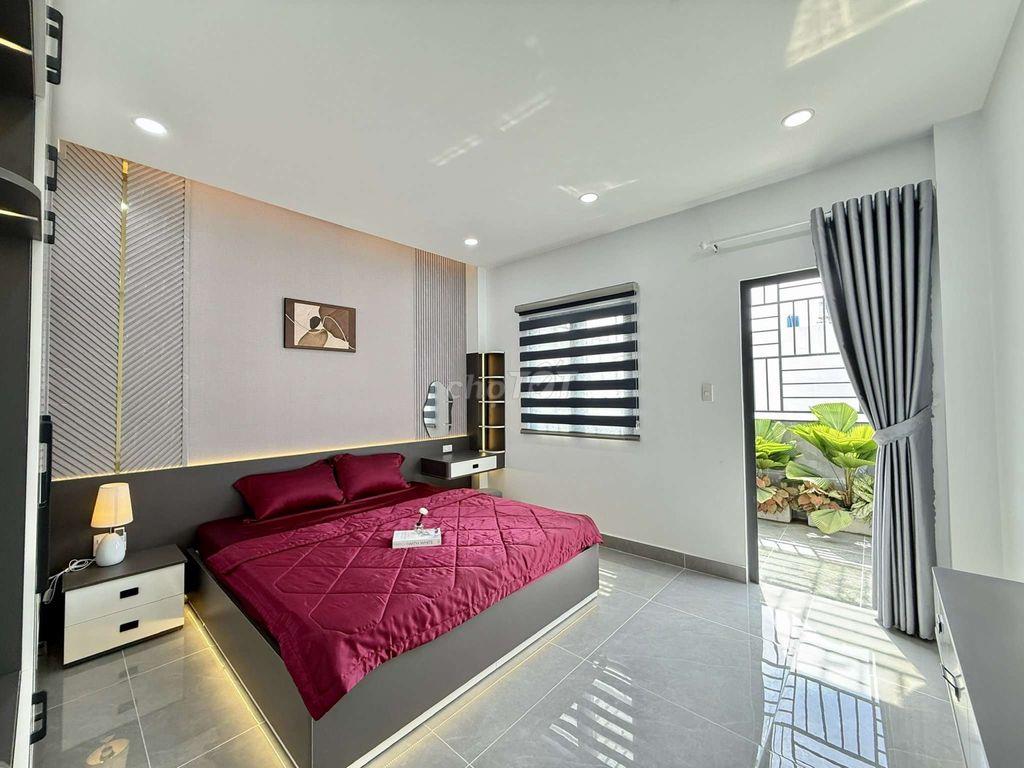 Nhà Phố 4,2m x 22m. 4 Tầng (1PN Dưới ).Mặt tiềm đường Cầu Ba Phụ(TX25)