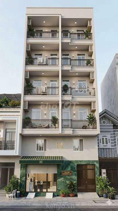 Tòa Nhà CHDV 8m x 30m. 5 Tầng 32 Phòng Trần Thị Năm (_TCH10)