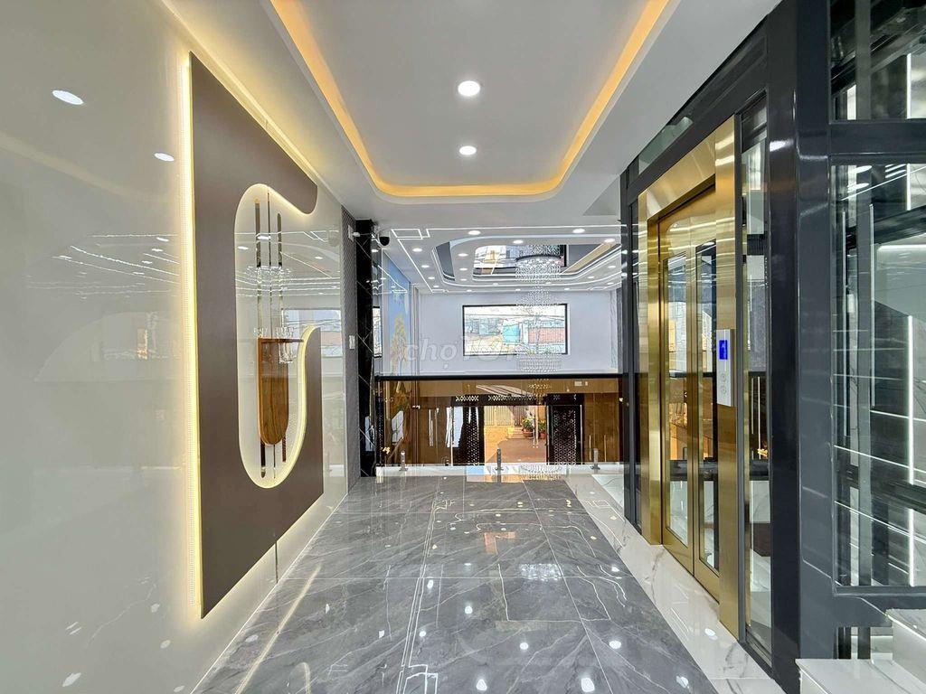 Nhà 5m x 20m. 4 Tầng Có Thang Máy Hẻm nhựa Thông Lê Thị Riêng