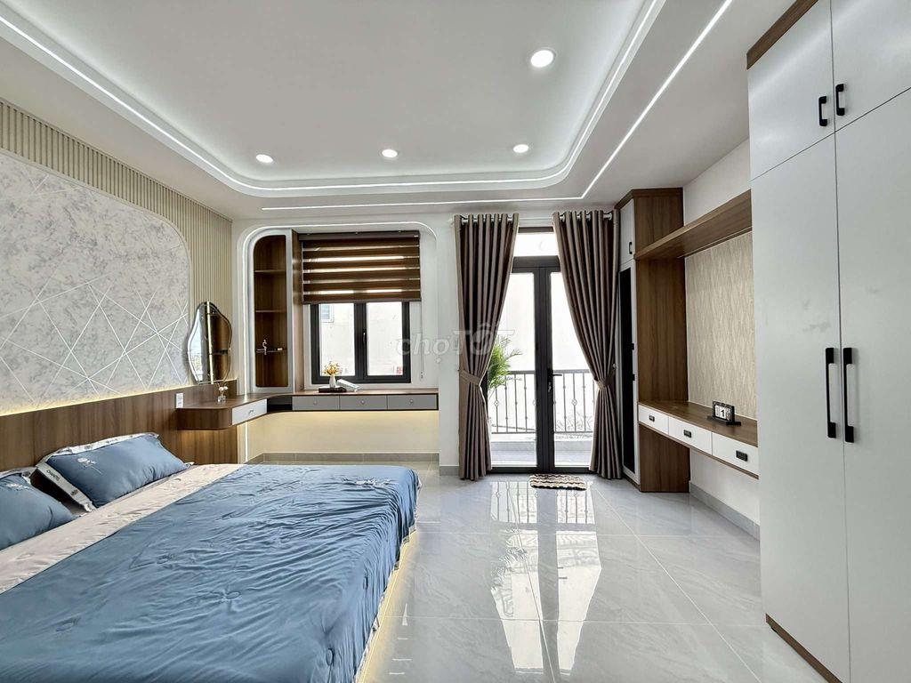 Cặp Siêu Phẩm 4 Tầng Hẻm thông 8M Khu VIP Nguyễn Ảnh Thủ