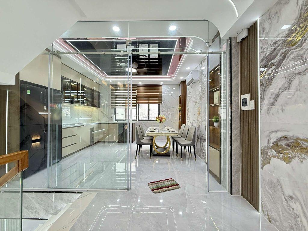 Cặp Siêu Phẩm 4 Tầng Hẻm thông 8M Khu VIP Nguyễn Ảnh Thủ