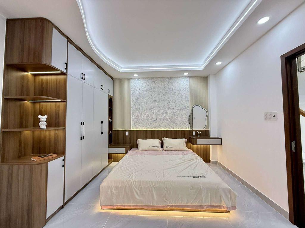 Cặp Siêu Phẩm 4 Tầng Hẻm thông 8M Khu VIP Nguyễn Ảnh Thủ
