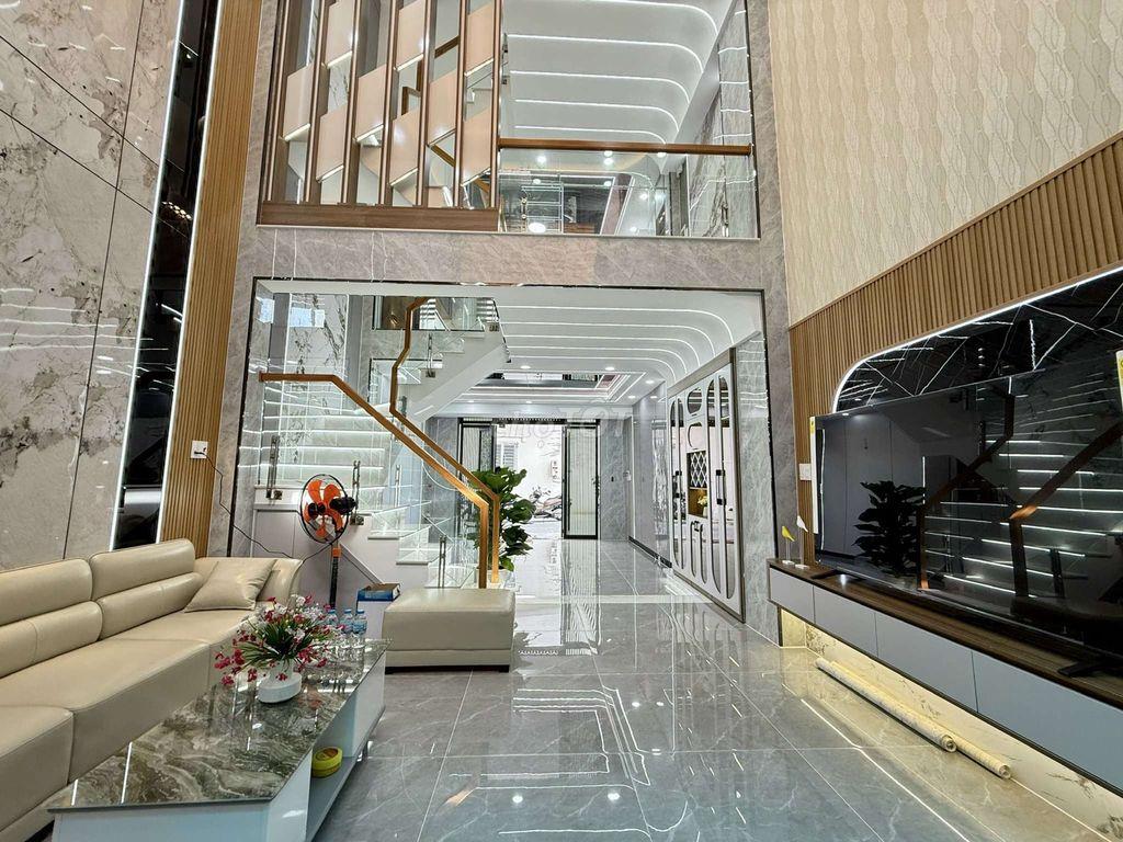 Cặp Siêu Phẩm 4 Tầng Hẻm thông 8M Khu VIP Nguyễn Ảnh Thủ
