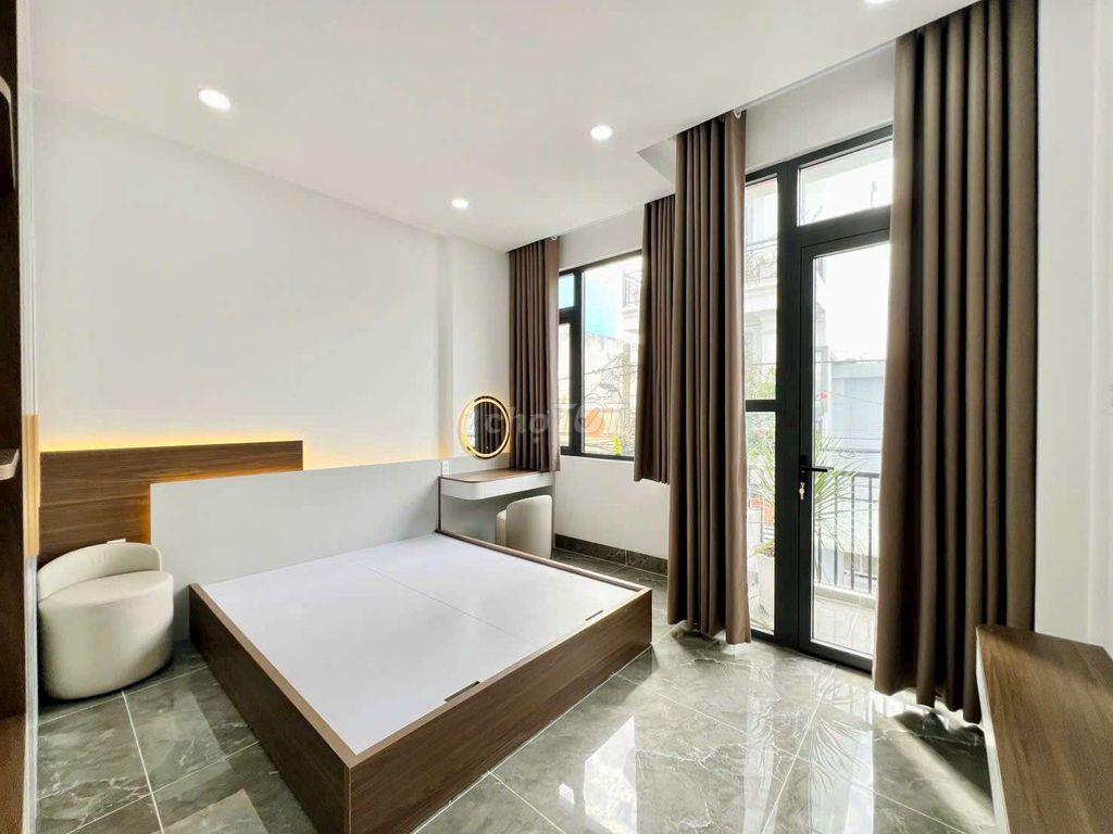 Nhà Phố 3 Tầng 4m x 25m. có PN dưới trệt 1/ Ngắn Hiệp Thành 13