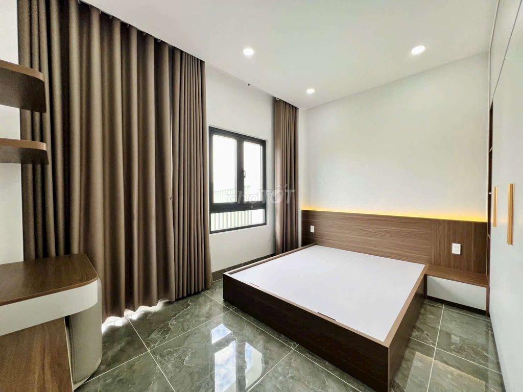 Nhà Phố 3 Tầng 4m x 25m. có PN dưới trệt 1/ Ngắn Hiệp Thành 13