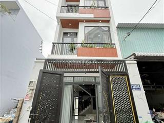 Nhà Phố 3 Tầng 4m x 25m. có PN dưới trệt 1/ Ngắn Hiệp Thành 13