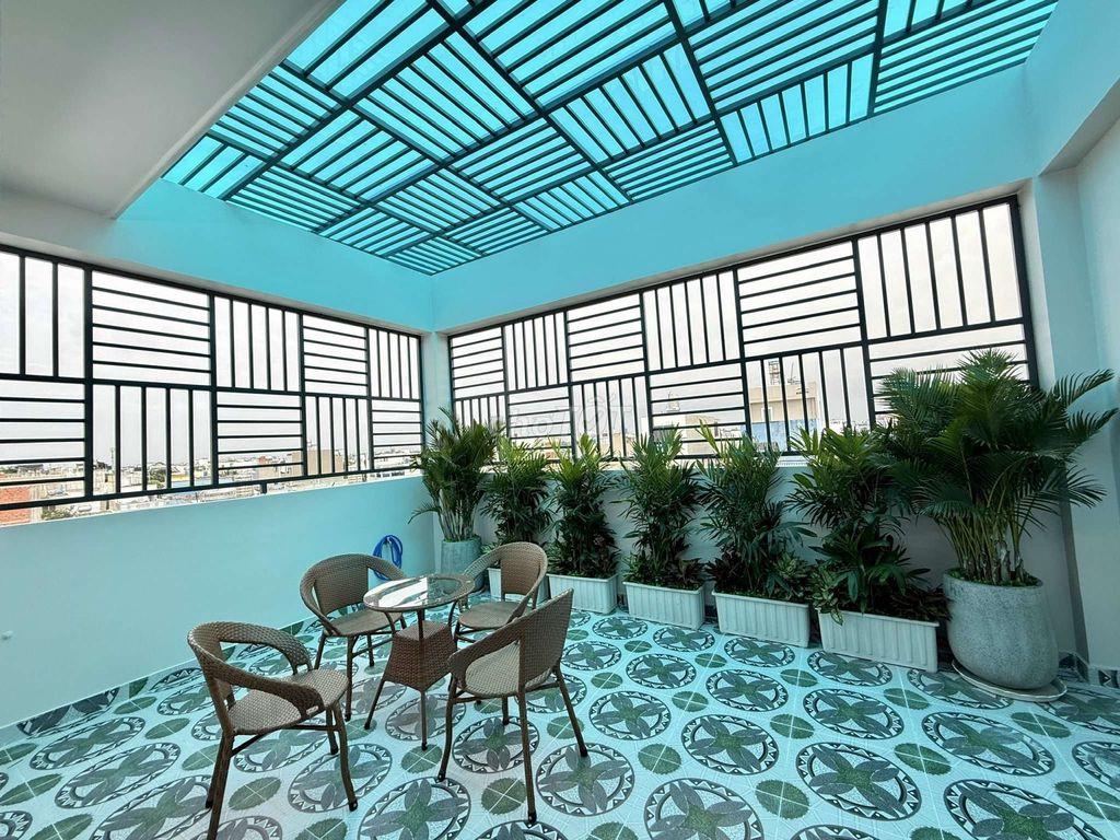 Siêu Phẩm đẹp mê 5,5m x 16m. 4 Tầng Thang Máy Hẻm 8M thông Hà Huy Giáp