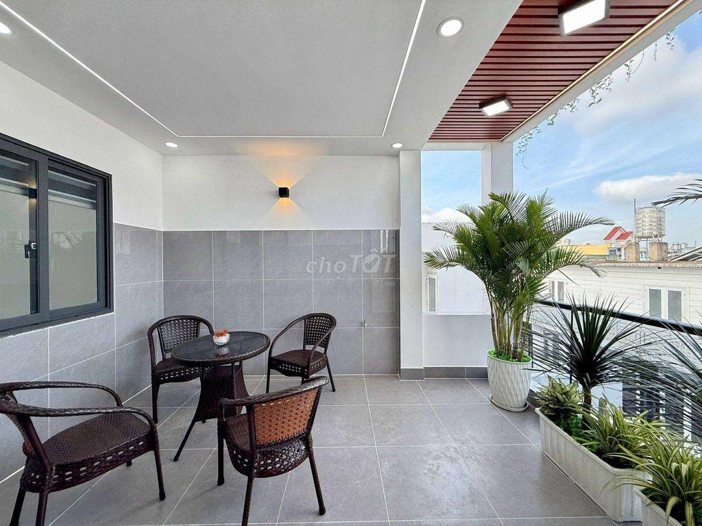 Siêu Phẩm 4m x 22m. 4 Tầng Thang Máy. MT Hẻm 9m Thông Lê Văn Khương