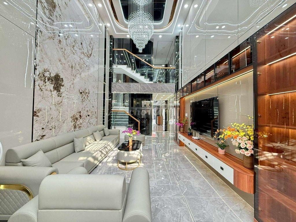 Siêu Phẩm 4m x 22m. 4 Tầng Thang Máy. MT Hẻm 9m Thông Lê Văn Khương