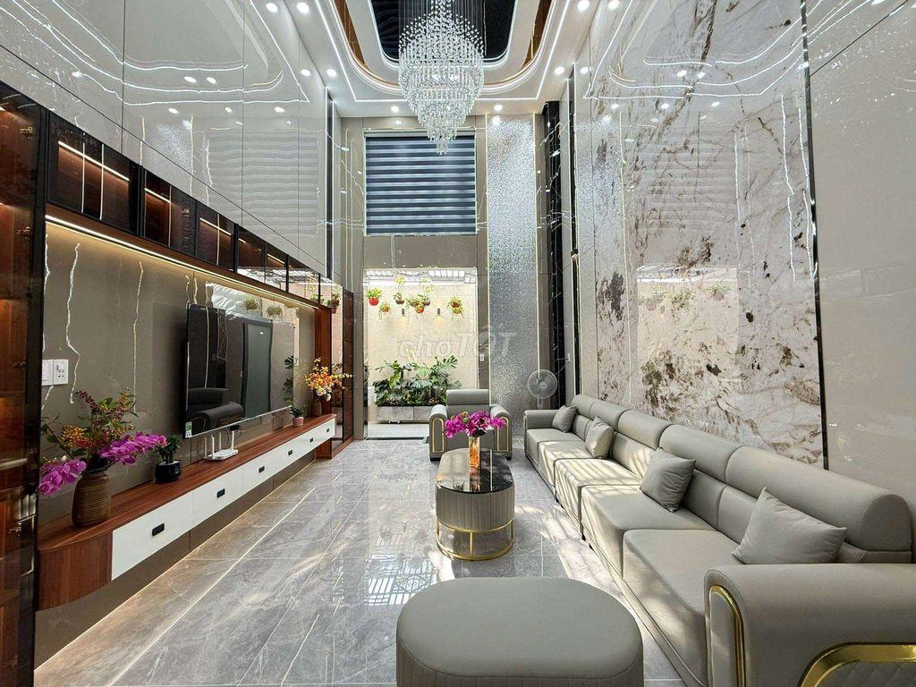Siêu Phẩm 4m x 22m. 4 Tầng Thang Máy. MT Hẻm 9m Thông Lê Văn Khương
